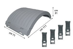 CALOTTA PARAFANGO DX - SX C/ TIRANTI PER MERCEDES BENZ ACTROS | MP3 oe 9305200207 - Carrozzeria Truck