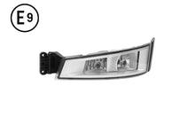 Faro Fendinebbia Sinistro Base Cromata Cornice Nera Con Luce Supplementare Senza Lampadina (h7 - h1) Omologato - Volvo - FM4 - OE 82140763 - 84186279 - Carrozzeria Truck