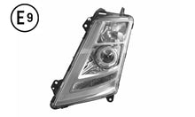 Faro Sinistro Manuale Xeno Con Ecu Base Cromata Senza Lampadina (d1s - h1 - led) Omologato - Volvo - FH4 - OE 22239247 - 24159376 - Carrozzeria Truck