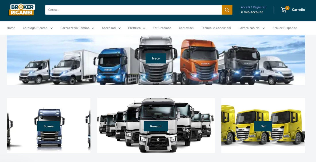 Broker Ricambi diventa rivenditore ufficiale  di Carrozzeria Truck - Carrozzeria Truck