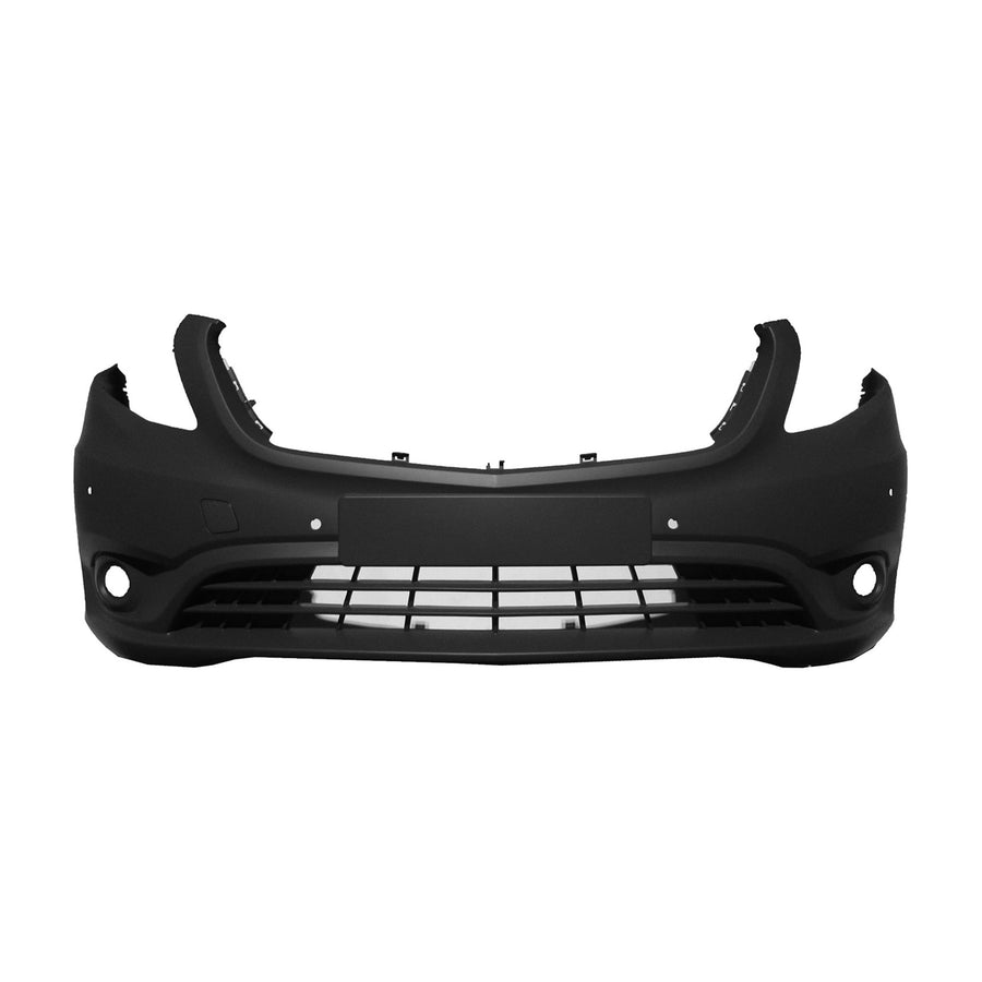 Paraurti Anteriore Con Primer Liscio Con Fendinebbia Park Assist (6 Portasensori) Con Tappo Gancio Traino - Mercedes - Vito 2015 - OE  A44788599259999