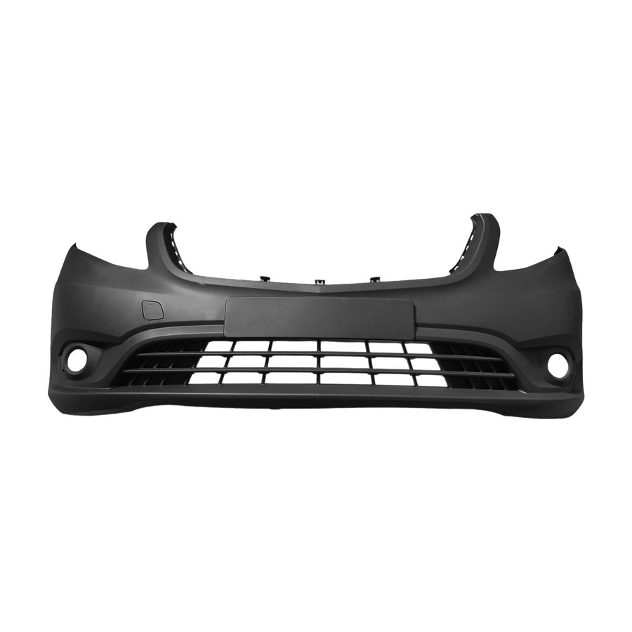 Paraurti Anteriore Grigio Fotoinciso Con Fendinebbia Versione Frenata Automatica Senza Griglia Con Tappo Gancio Traino - Mercedes - Vito 2015 - OE A44788584009B51