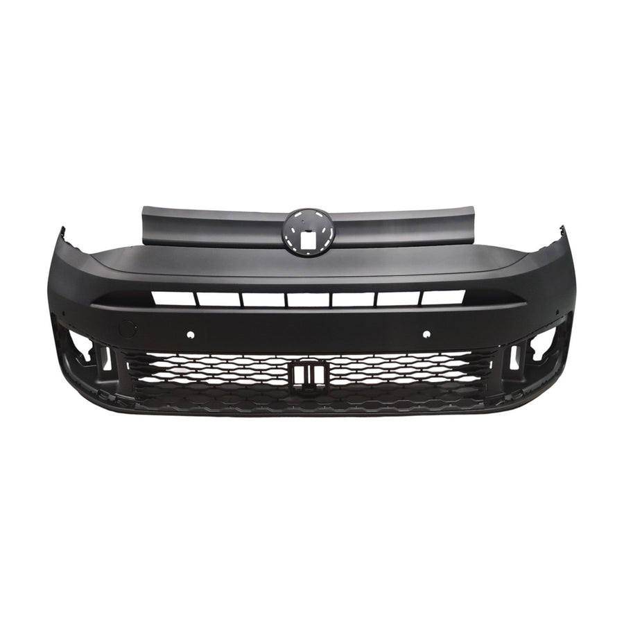 Paraurti Anteriore Nero Con Parkassist (4 Portasensori) - Volkswagen - Caddy 2020