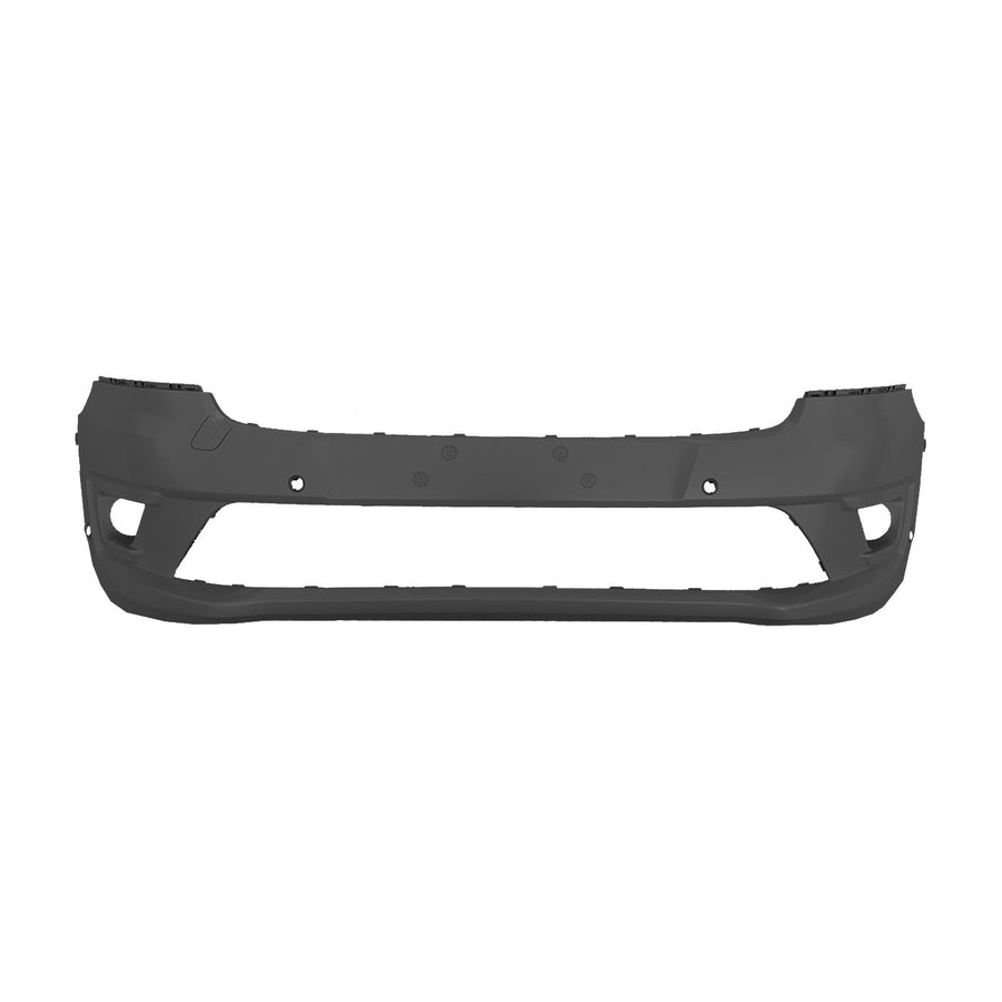 Paraurti Anteriore Nero Con Fendinebbia Con Parkassist E Angolo Morto (6 Portasensori) Con Tappo Gancio Traino - Ford - Transit Connect 2018 - OE 2330599