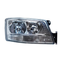 Proiettore Destro Elettrico Alogeno E Led Con Porta Lampada Senza Lampadine (H7 - H7 - Py21W - Led) Con Motorino -- Connettore Rettangolare Posteriore Centrale 2+6 Pin Con Centralina - Man - TGX - OE 81251016746 - 81251016498 - 81251016660 - 81251016
