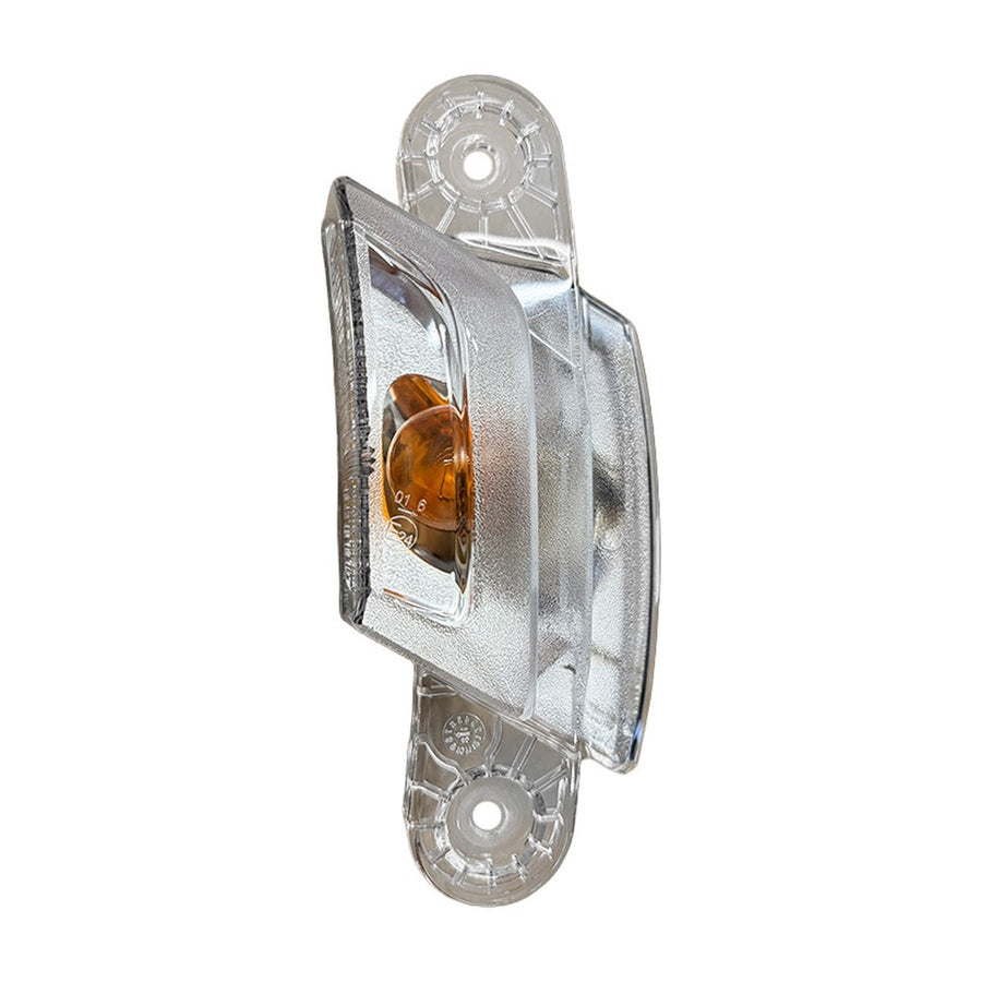 Fanale Laterale Destro Alogeno 24 V - Con Portalampada Con Lampadina (Py21W) Connettore Ellittico Su Portalampada 2 Pin Economy Quality - Daf - XF 106 - OE 1846492