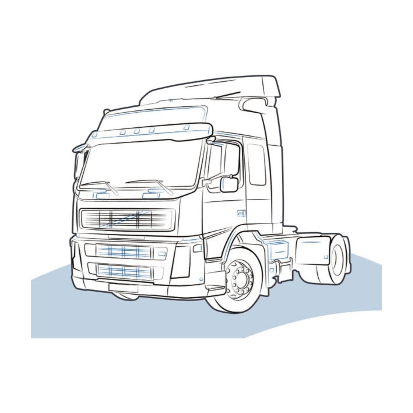ALZACRISTALLI per VOLVO FM II lato DX 3176542 - Carrozzeria Truck