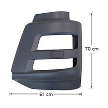 ANGOLO PARAURTI SX MAN TGM EURO 6 - 81416105695 - Carrozzeria Truck