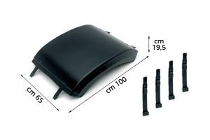 CALOTTA PARAFANGO DX - SX C/ TIRANTI PER DAF 95 XF | XF 95 oe 1328935 - Carrozzeria Truck