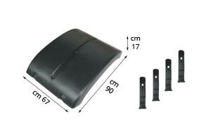CALOTTA PARAFANGO DX - SX C/ TIRANTI PER MAN TGA | XLX/XXL oe 81664106606 - Carrozzeria Truck