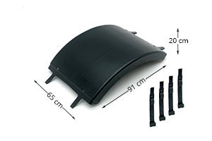 CALOTTA PARAFANGO DX - SX C/ TIRANTI PER RENAULT KERAX oe 5010228253 - Carrozzeria Truck