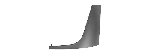 Deviatore Laterale Sinistro Grigio - Mercedes - Actros MP4 Cabina Larga - OE 96088039057G99 - A96088039057G99 - Carrozzeria Truck