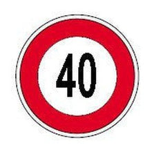 DISCO LIMITATORE DI VELOCITA 40 KM/H 4000.99015 - Carrozzeria Truck