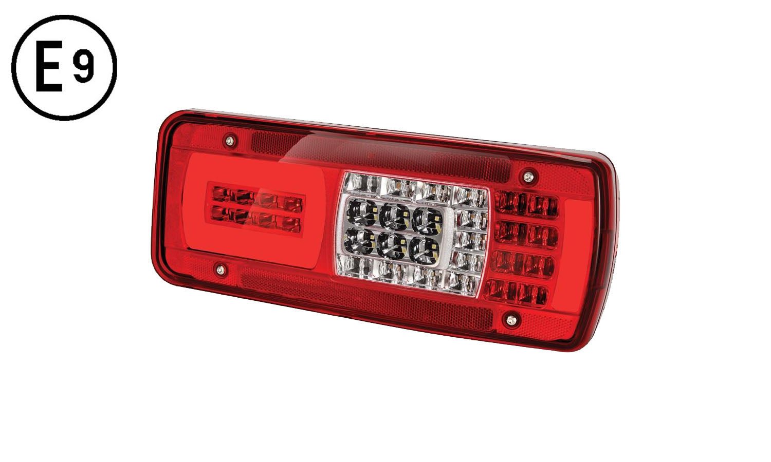 Fanale Post Destro Con Connettore Laterale Con Buzzer - Iveco - Stralis 2013 - OE 58012000767 - 5802240296 - Carrozzeria Truck