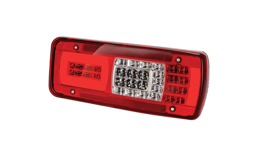 Fanale Post Destro Con Connettore Posteriore (6 Pin) Con Buzzer - Iveco - S - Way 2019 - OE 5802000772 - 5802240298 - Carrozzeria Truck