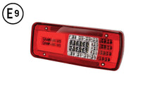 Fanale Post Destro Con Connettore Posteriore (6 Pin) Con Buzzer - Iveco - Stralis 2013 - OE 5802000772 - 5802240298 - Carrozzeria Truck