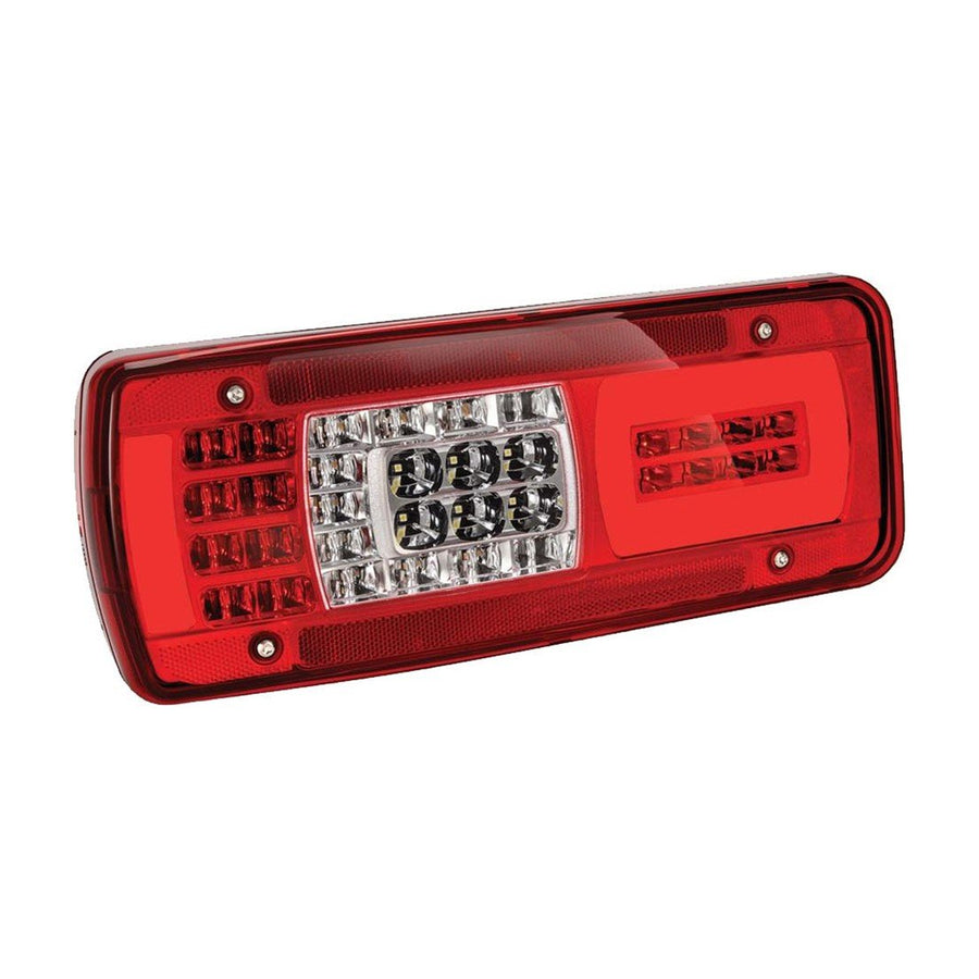 Fanale Post Sinistro Con Connettore Laterale E Luce Targa - Iveco - Stralis S-WAY 2019 - OE 5802000568 - 5802240292 - Carrozzeria Truck