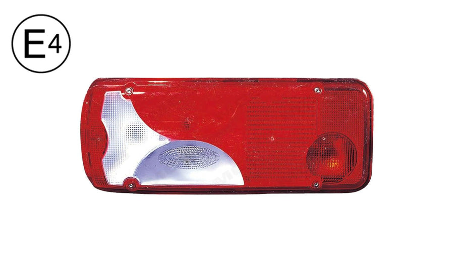 Fanale Post Sinistro Con Connettore Laterale E Luce Targa - Man - TGX Euro 6 - OE 81252256544 - 81252256548 - Carrozzeria Truck