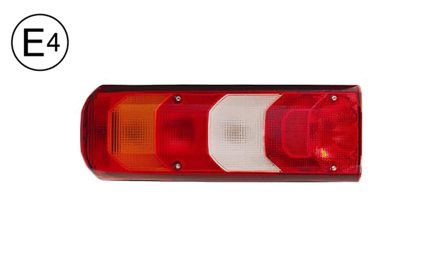 Fanale Post Sinistro Con Connettore Laterale E Luce Targa - Mercedes - Actros MP4 Cabina Larga - OE A0035440903 - 0035441703 - 0035446103 - 0035446803 - 0035440903 - A0035441703 - A0035446103 - A0035446803 - Carrozzeria Truck