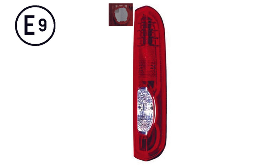Fanale Posteriore Destro Senza Portalampada Omologato - Renault - Trafic 2006 - OE 8200415251 - 4449447 - 2654500Q0A - Carrozzeria Truck