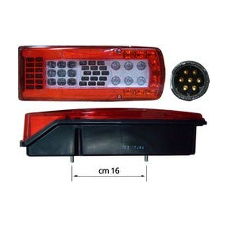 FANALE POSTERIORE lato DX 009700 - Carrozzeria Truck