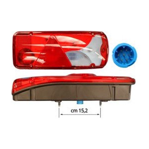 FANALE POSTERIORE lato DX 1500.00006 - Carrozzeria Truck