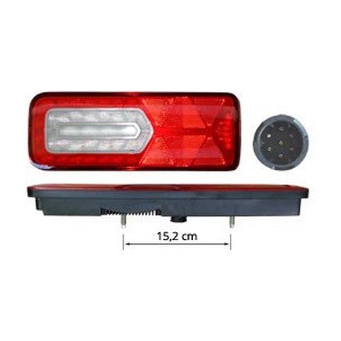 FANALE POSTERIORE lato SX 1500.00001 - Carrozzeria Truck
