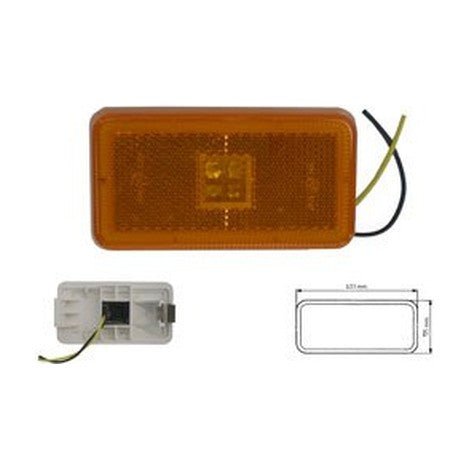 FANALINO LATERALE per SCANIA 94-164 | PR lato DX-SX 1391144 1443884 1471599 2.42.080.80 - Carrozzeria Truck