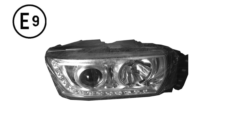 Faro Destro Con Luce Diurna Manuale (led - h7 - d1s - tipo A) Omologato - Iveco - Stralis 2013 - OE 5801571753 - 5801639079 - Carrozzeria Truck
