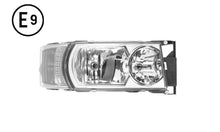 Faro Destro Elettrico Con Motore Alogeno Luce Diurna Base Cromata Senza Lampadina (led - h1 - h21w - h7) Omologato - Scania - Serie R2010 - OE 2000057 - Carrozzeria Truck