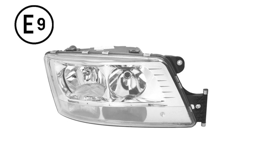Faro Destro Elettrico Con Motore Con Led Parking Con Luce Diurna Senza Lampadina (h7 - h7 - py21w - h21w - led) Omologato - Man - TGS - OE 81251016504 - 81251016664 - 81251016688 - Carrozzeria Truck