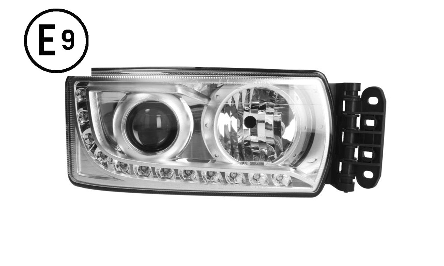 Faro Destro Elettrico Senza Motore Con Convertitore Senza Lampadina (h7 - h7 - led) Omologato - Iveco - Stralis 2013 - OE 5801745446 - Carrozzeria Truck