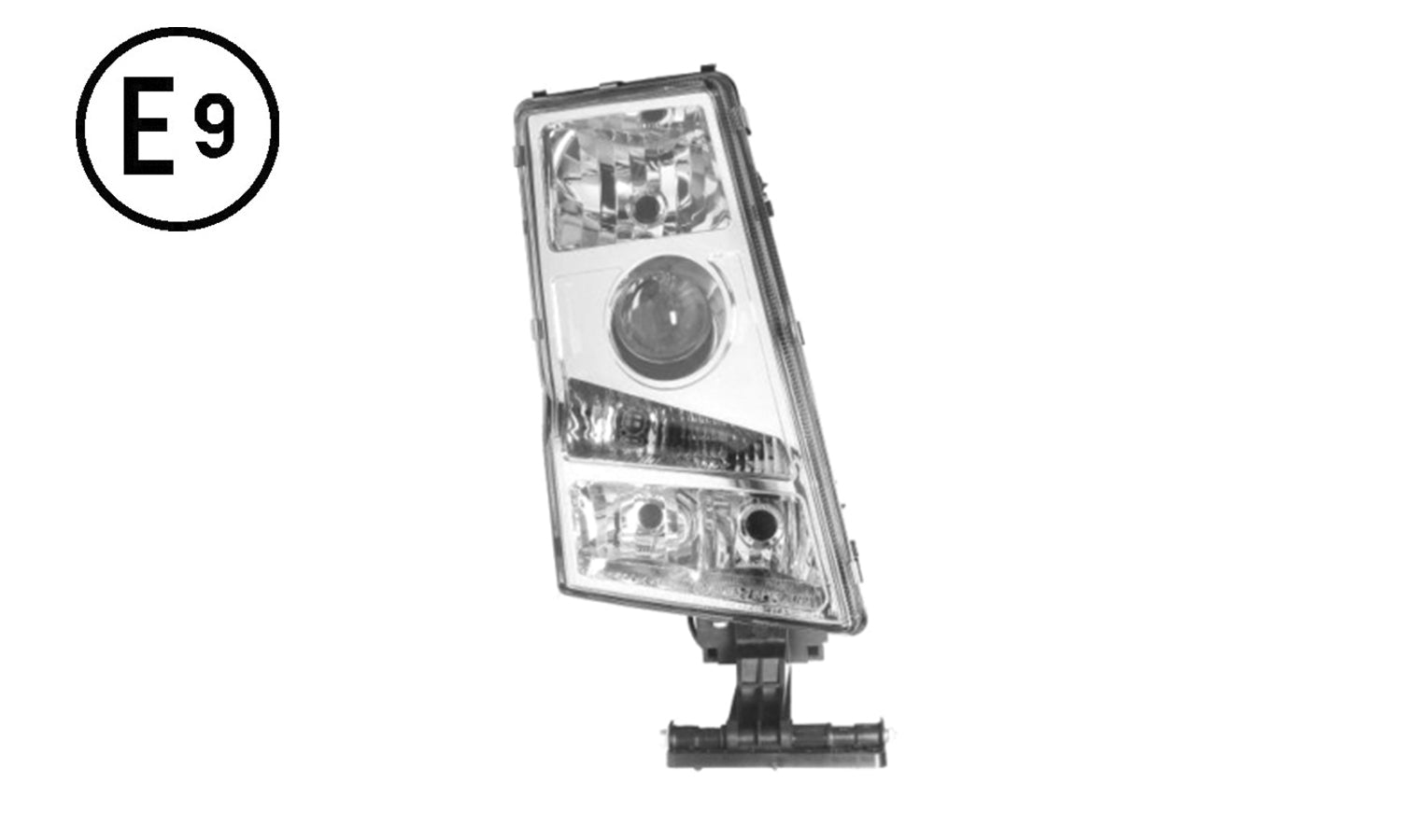 Faro Destro Elettrico Senza Motore Connettore Quadrato Senza Lampadina (h7 - py21w - w5w) Omologato - Volvo - FH2 - OE 20861574 - Carrozzeria Truck