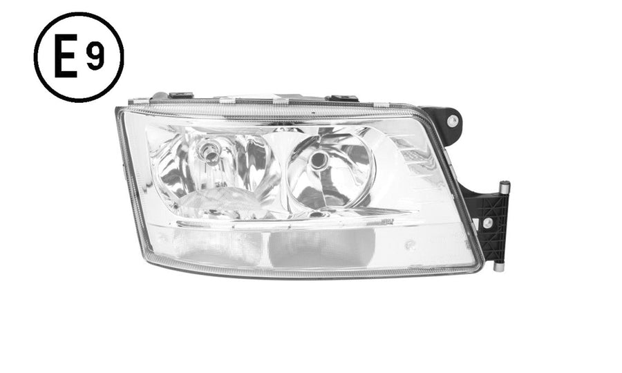Faro Destro Manuale Con Led Parking Senza Lampadina (h7 - h7 - led) Omologato - Man - TGX - OE 81251016496 - 81251016658 - Carrozzeria Truck
