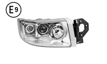 Faro Destro Manuale Cromato (h1 - h3 - h7 - py21w - w5w - lhd) Omologato - Renault - Nuovo Premium - OE 5010578475 - 7482588692 - Carrozzeria Truck
