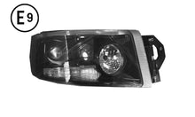 Faro Destro Manuale Nero (h3 - h7 - h15 - py21w - w5w - tipo He) Omologato - Renault - Nuovo Premium - OE 7421554755 - Carrozzeria Truck