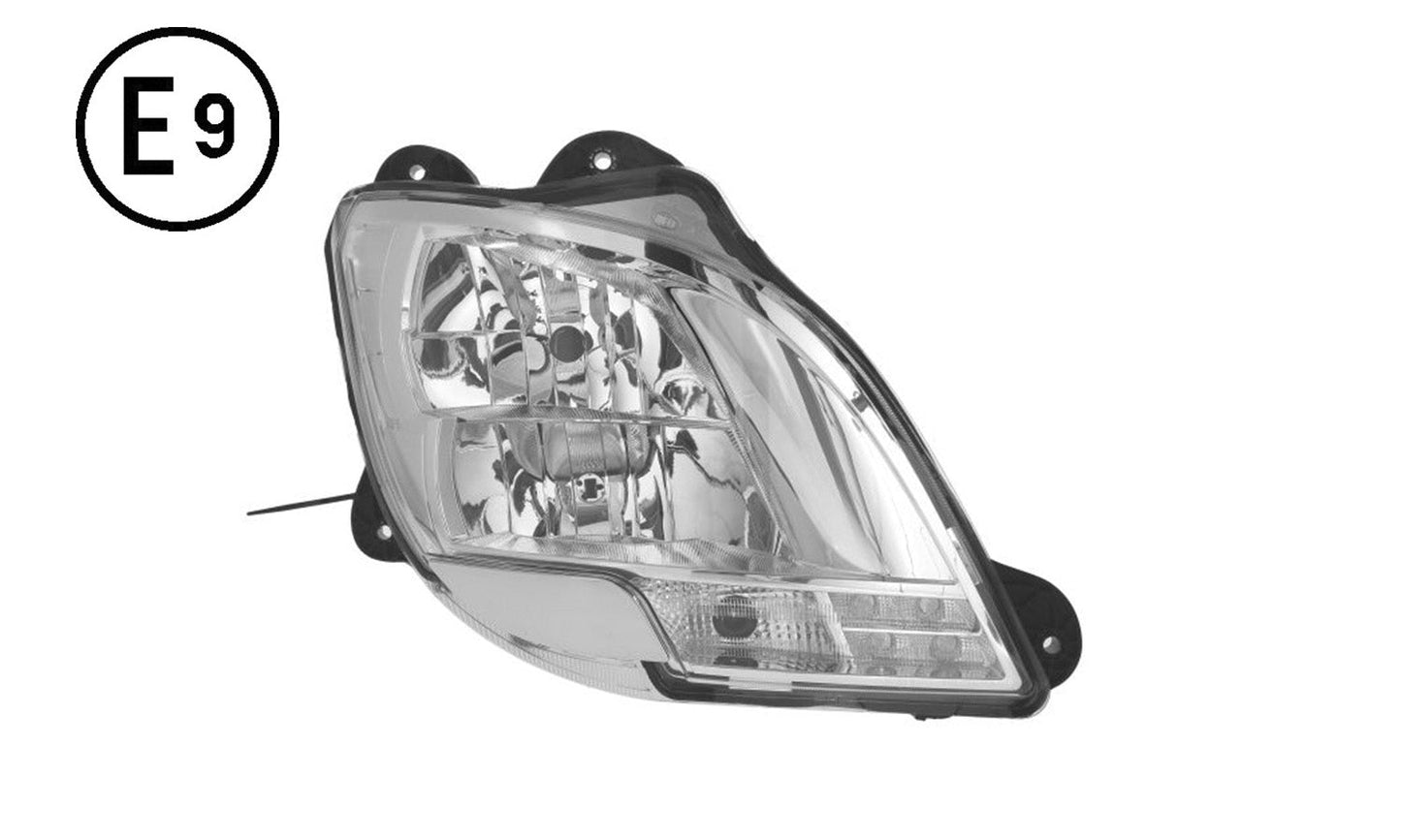 Faro Destro Manuale Senza Lampadina (h7 - h1 - py21w - led) Omologato - Daf - XF 106 - OE 1835875 - Carrozzeria Truck