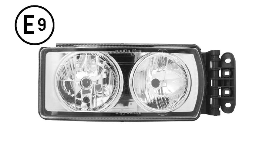 Faro Destro Manuale Senza Lampadina (h7 - h7) Omologato - Iveco - Eurocargo Tector MY2008 75 - 120 - OE 504238093 - Carrozzeria Truck