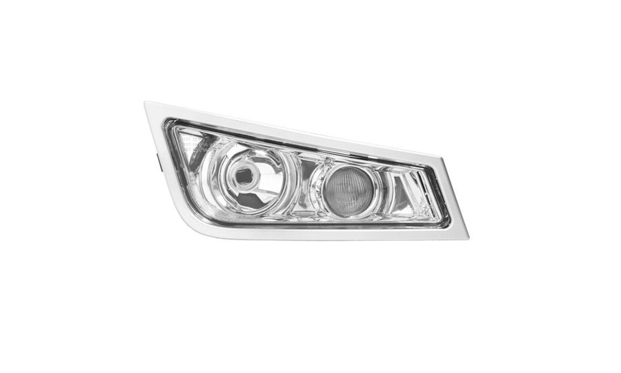 Faro Fendinebbia Destro Base Cromata Con Luce Profondita Senza Lampadina (H3 - H3) - Volvo - FH3 - OE 21297917 - Carrozzeria Truck