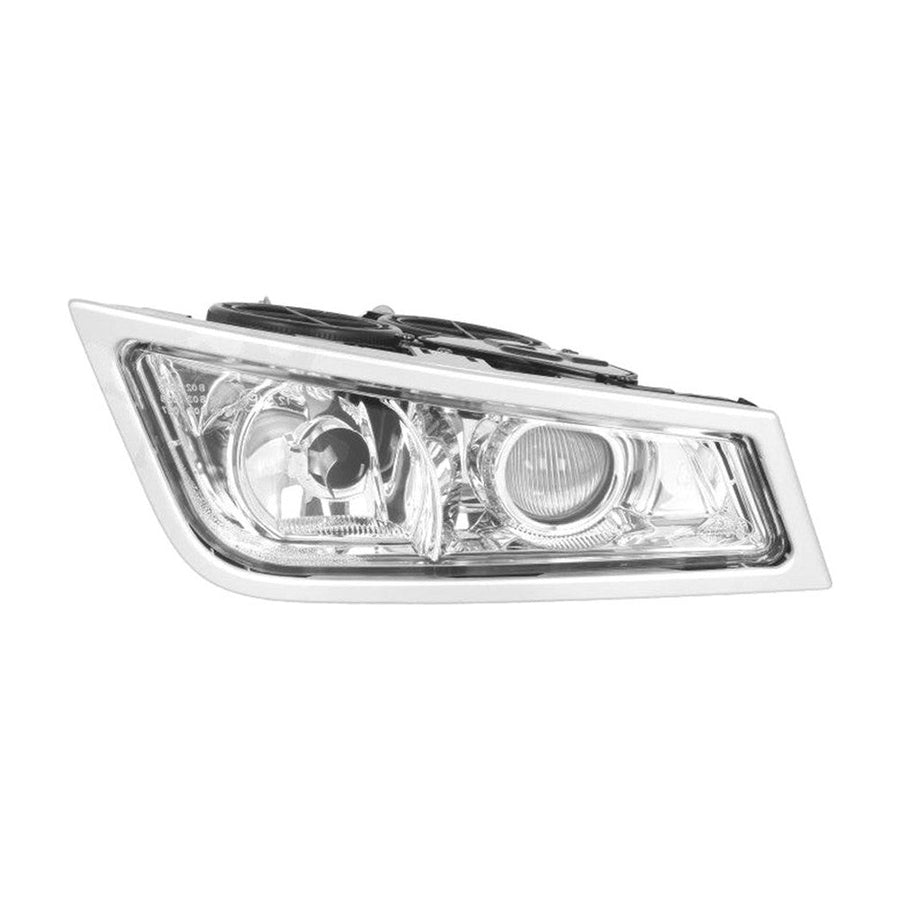Faro Fendinebbia Destro Base Cromata Con Luce Supplementare Senza Lampadina (H3-H7) - Volvo - FH3 - OE 21297913 - 21035693 - Carrozzeria Truck