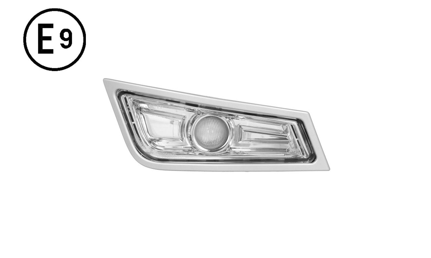Faro Fendinebbia Destro Base Cromata Senza Lampadina (h3) Omologato - Volvo - FH3 - OE 21297909 - 21035690 - Carrozzeria Truck
