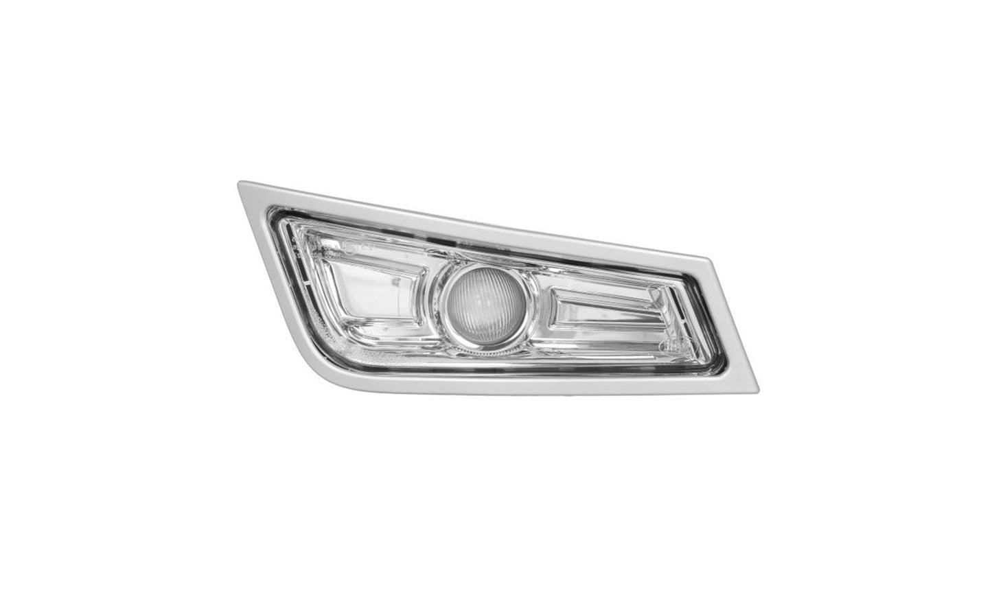 Faro Fendinebbia Destro Base Cromata Senza Lampadina (H3) - Volvo - FH3 - OE 21297909 - 21035690 - Carrozzeria Truck
