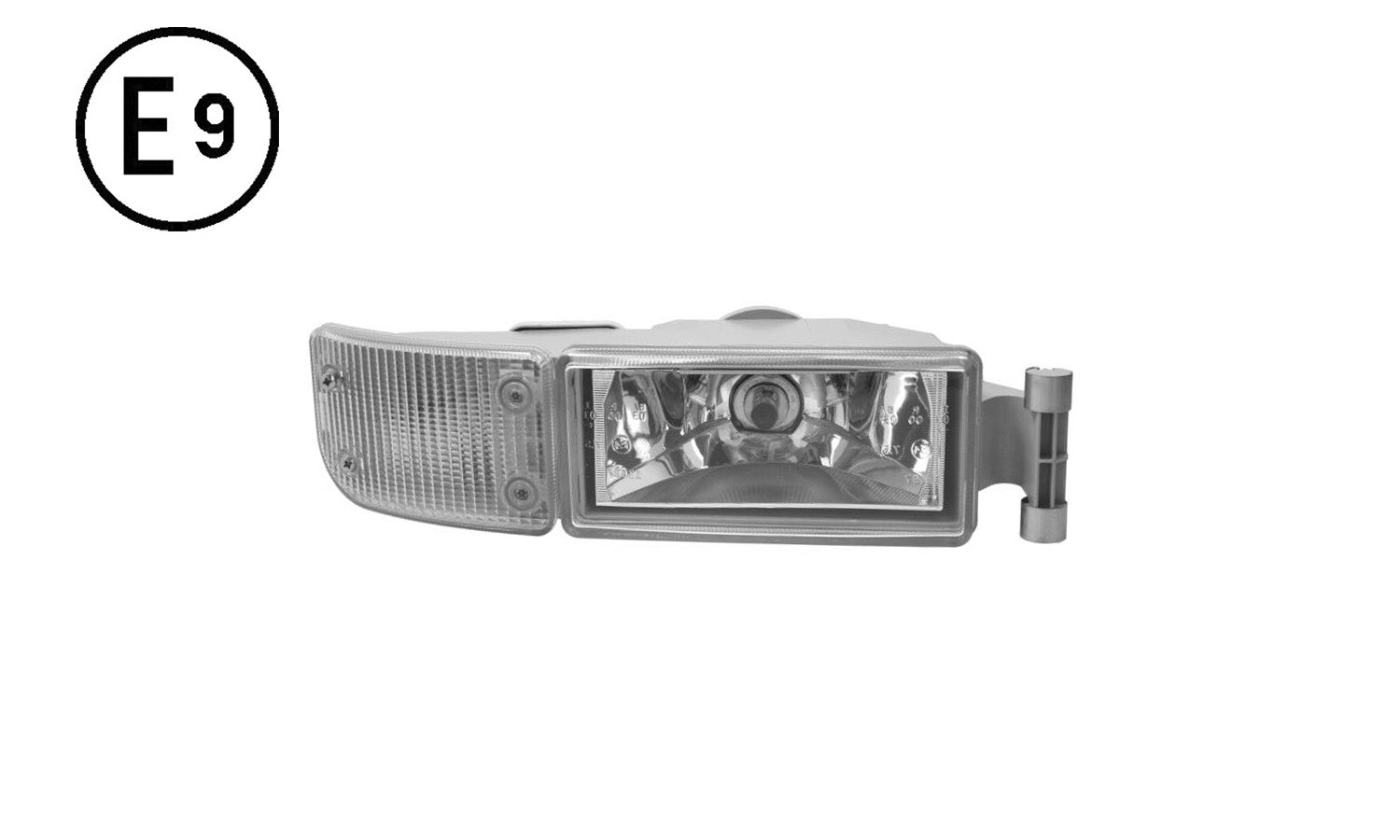 Faro Fendinebbia Destro Con Freccia Bianca Senza Lampadina (h4) Omologato - Man - TGA XL - OE 81253206114 - 81253206108 - Carrozzeria Truck