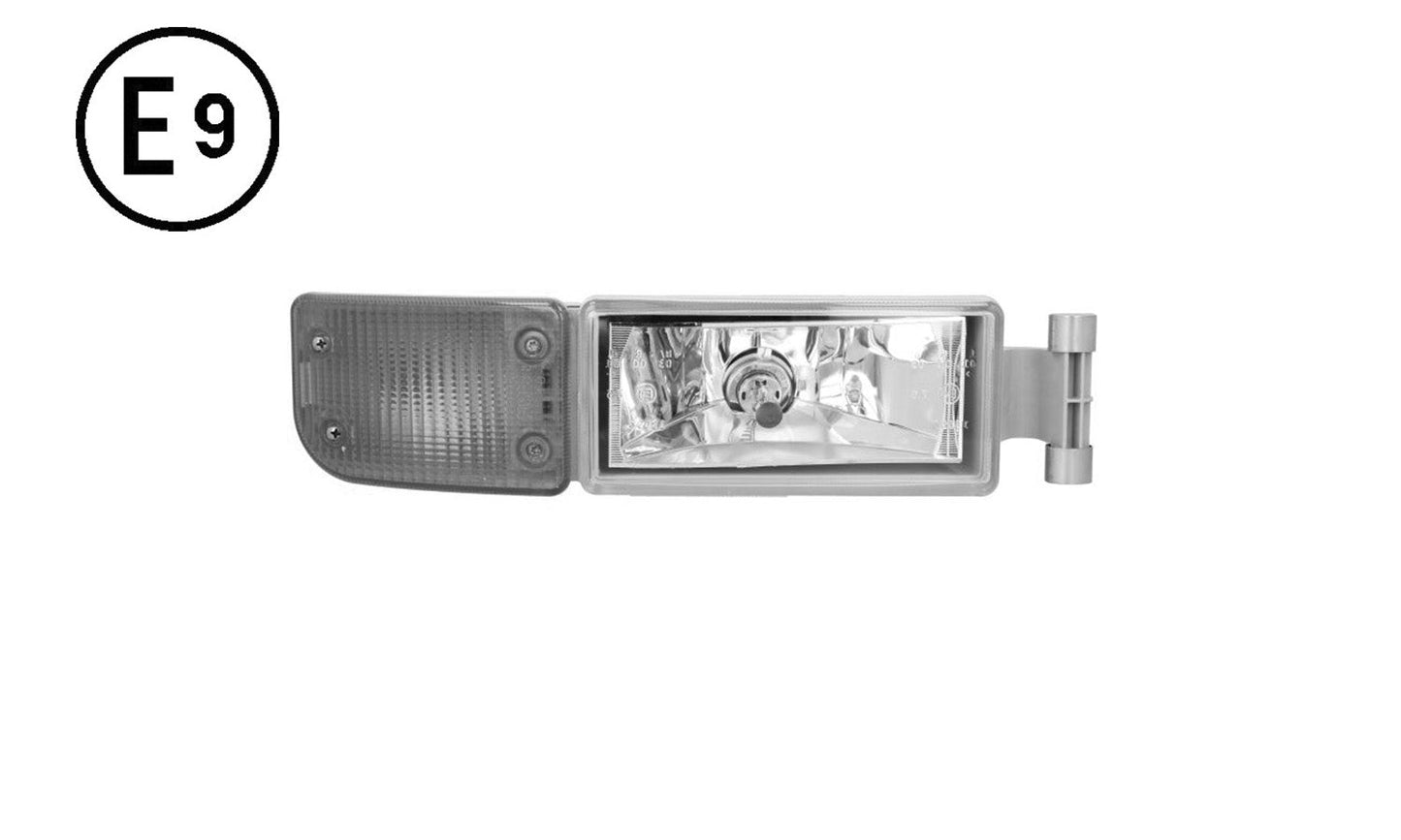 Faro Fendinebbia Destro Con Freccia Color Ambra Senza Lampadina (h4 - p21w) Omologato - Man - TGA XL - OE 81253206112 - 81253206092 - Carrozzeria Truck