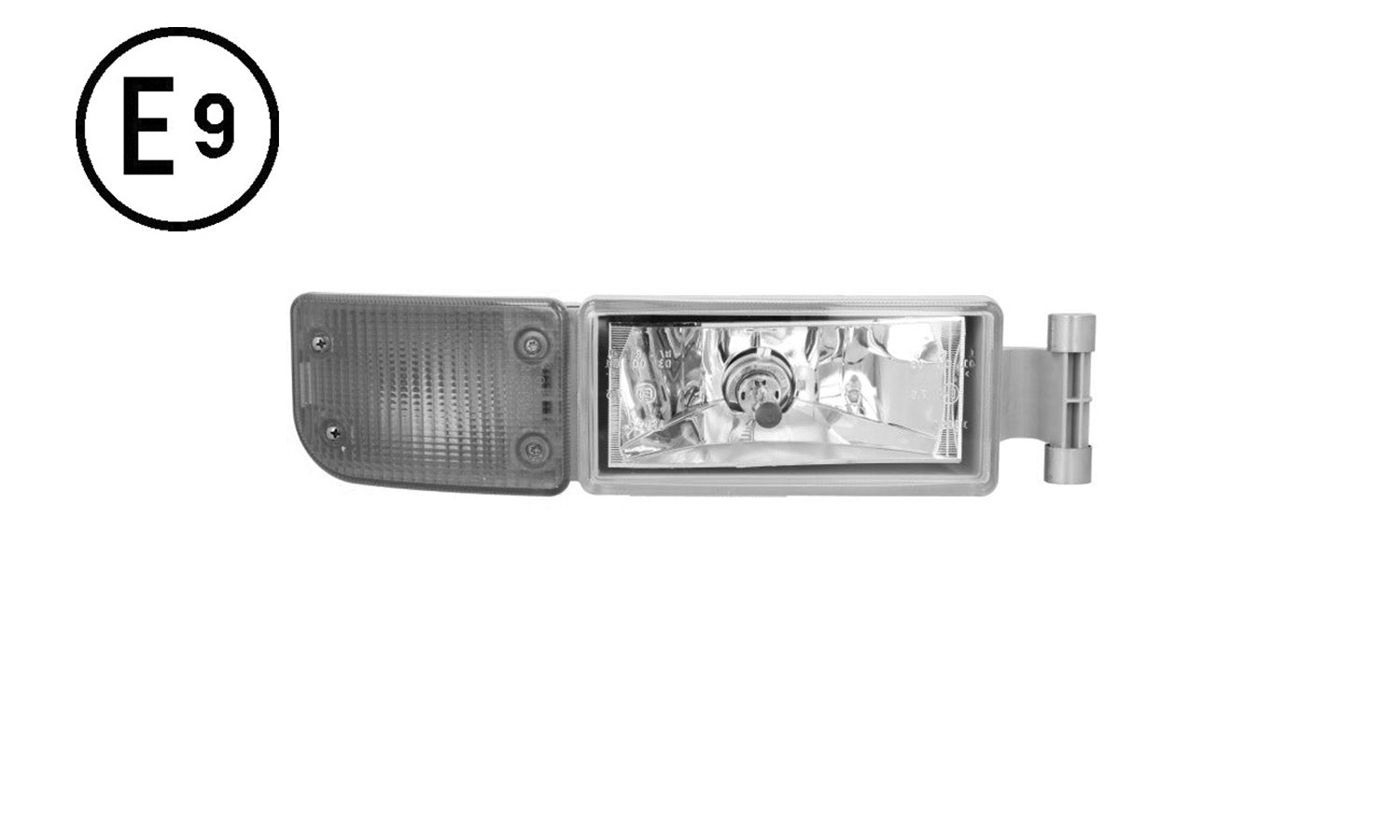 Faro Fendinebbia Destro Con Freccia Color Ambra Senza Lampadina (h4 - p21w) Omologato - Man - TGL - OE 81253206112 - 81253206092 - Carrozzeria Truck