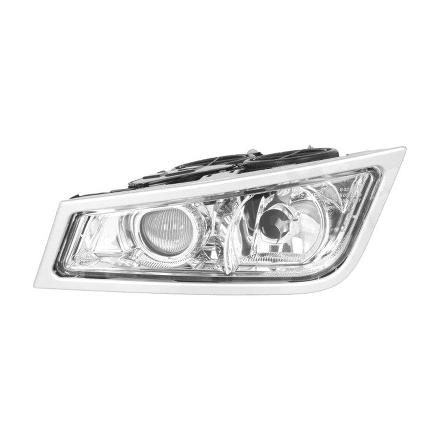 Faro Fendinebbia Sinistro Base Cromata Con Luce Supplementare Senza Lampadina (H3-H7) - Volvo - FH3 - OE 21297914 - 21035694 - Carrozzeria Truck