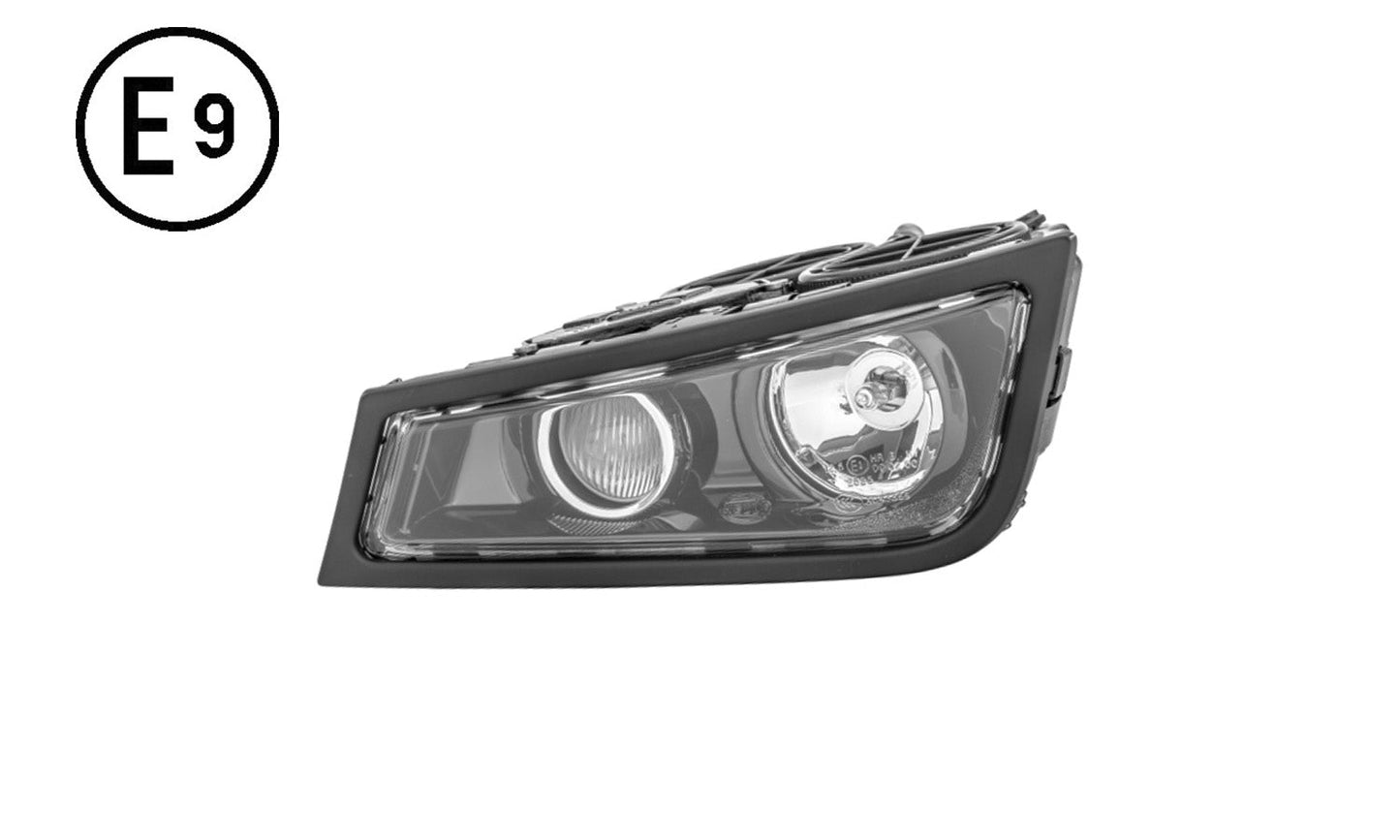 Faro Fendinebbia Sinistro Base Nera Con Luce Profondita Senza Lampadina (h3 - h3) Omologato - Volvo - FH3 - OE 21297908 - Carrozzeria Truck