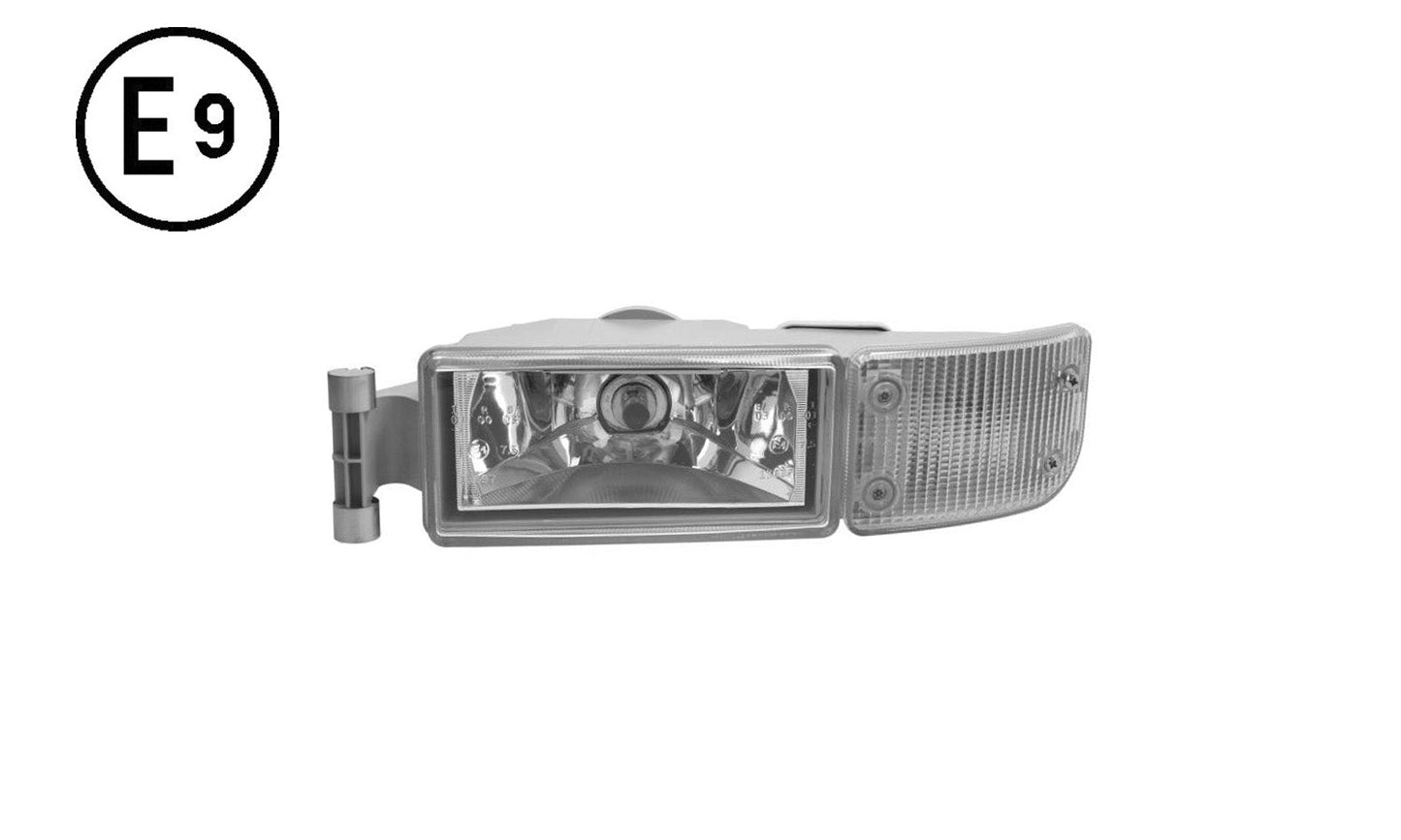 Faro Fendinebbia Sinistro Con Freccia Bianca Senza Lampadina (h4) Omologato - Man - TGL - OE 81253206113 - 81253206107 - Carrozzeria Truck