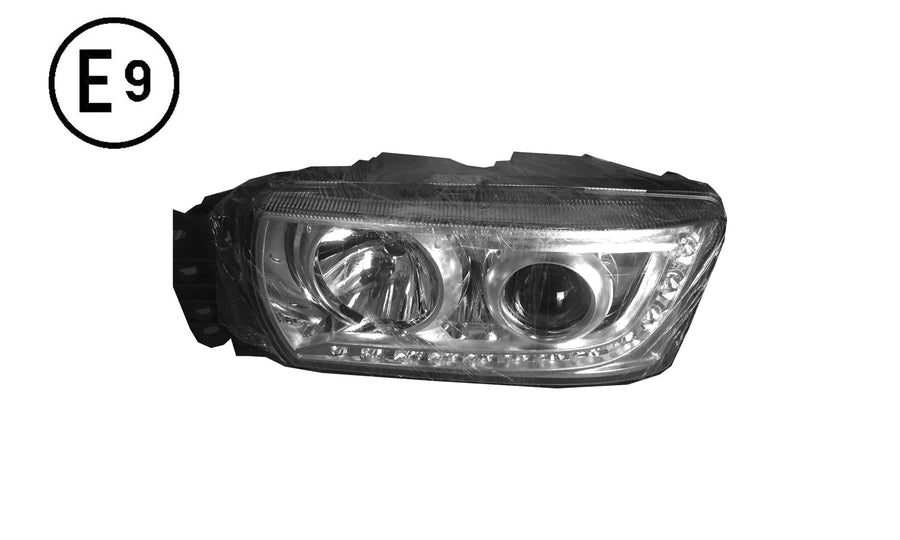 Faro Sinistro Con Luce Diurna Manuale (led - h7 - d1s - tipo A) Omologato - Iveco - Stralis 2013 Euro 6 - OE 5801639077 - Carrozzeria Truck