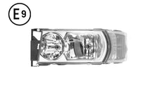 Faro Sinistro Elettrico Con Motore Alogeno Luce Diurna Base Cromata Senza Lampadina (led - h1 - h21w - h7) Omologato - Scania - Serie R2010 - OE 2000049 - Carrozzeria Truck